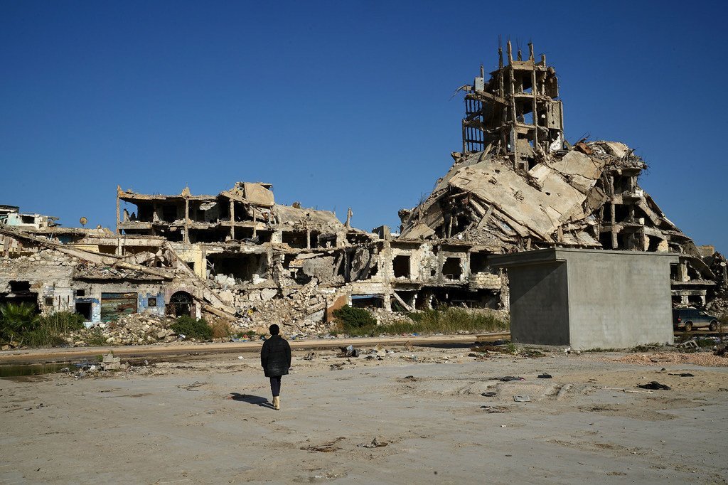 利比亚班加西老城(资料图片).